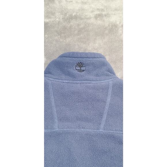 Timberland Jacket Mens Large Blue Fleece Slope Full Zip Outdoors Gorpcore Warm - Picture 9 of 10